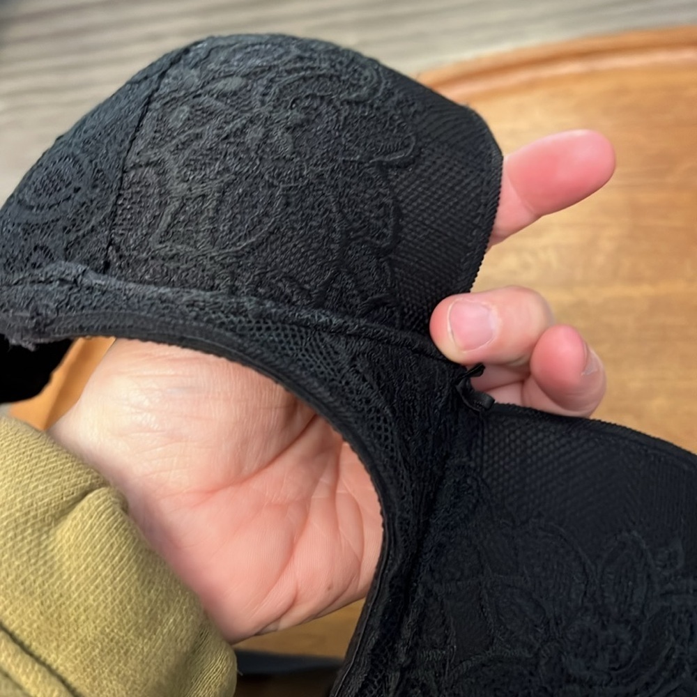 AERI BLACK LACE PUSH UP BRA 36C - Picture 15 of 16